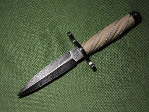 Forged blade — close up