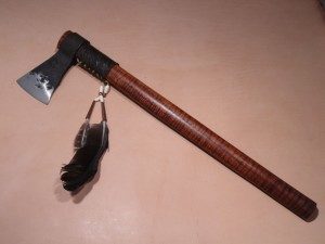 Custom tomahawk — side view